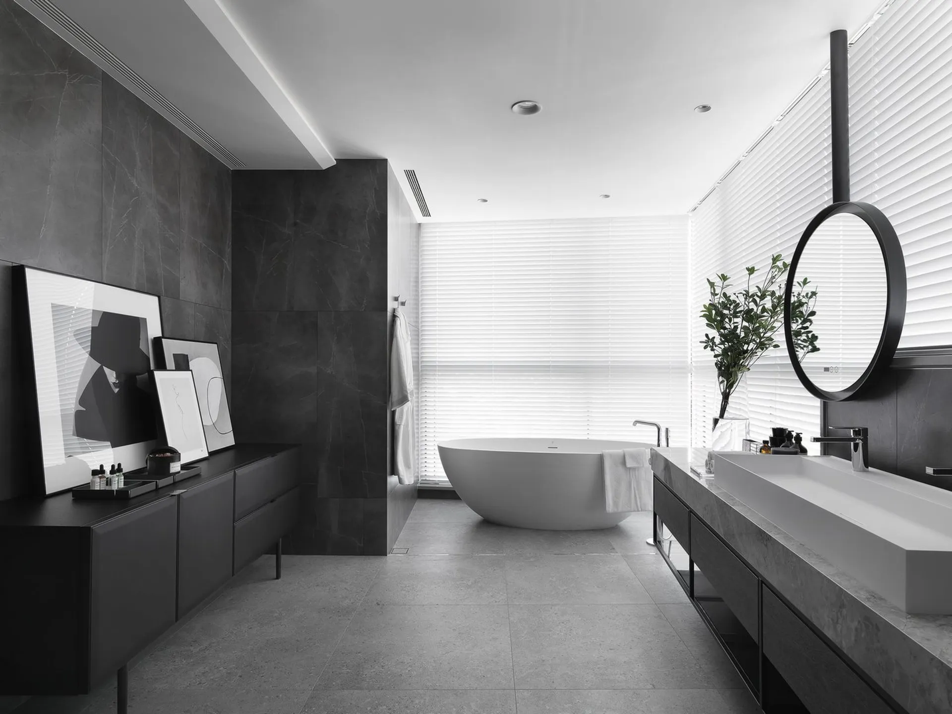 modernes minimalistisches badezimmerdesign